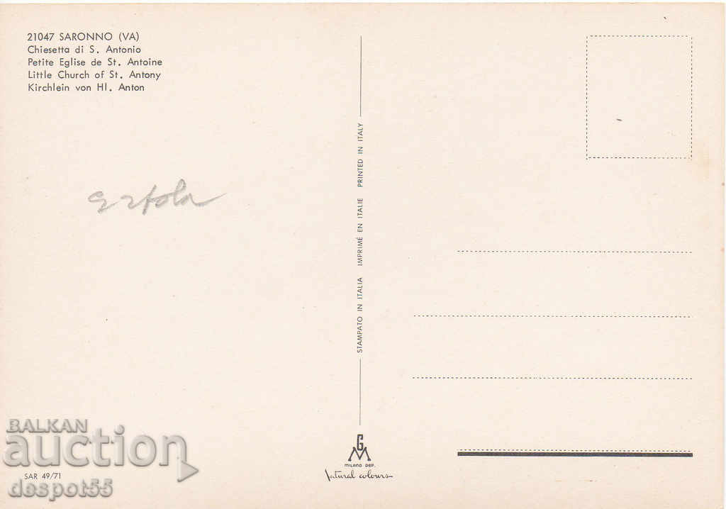 Auction Italy. Saronno - Lombardy. Auction Italy. Saronno - Lombardy.