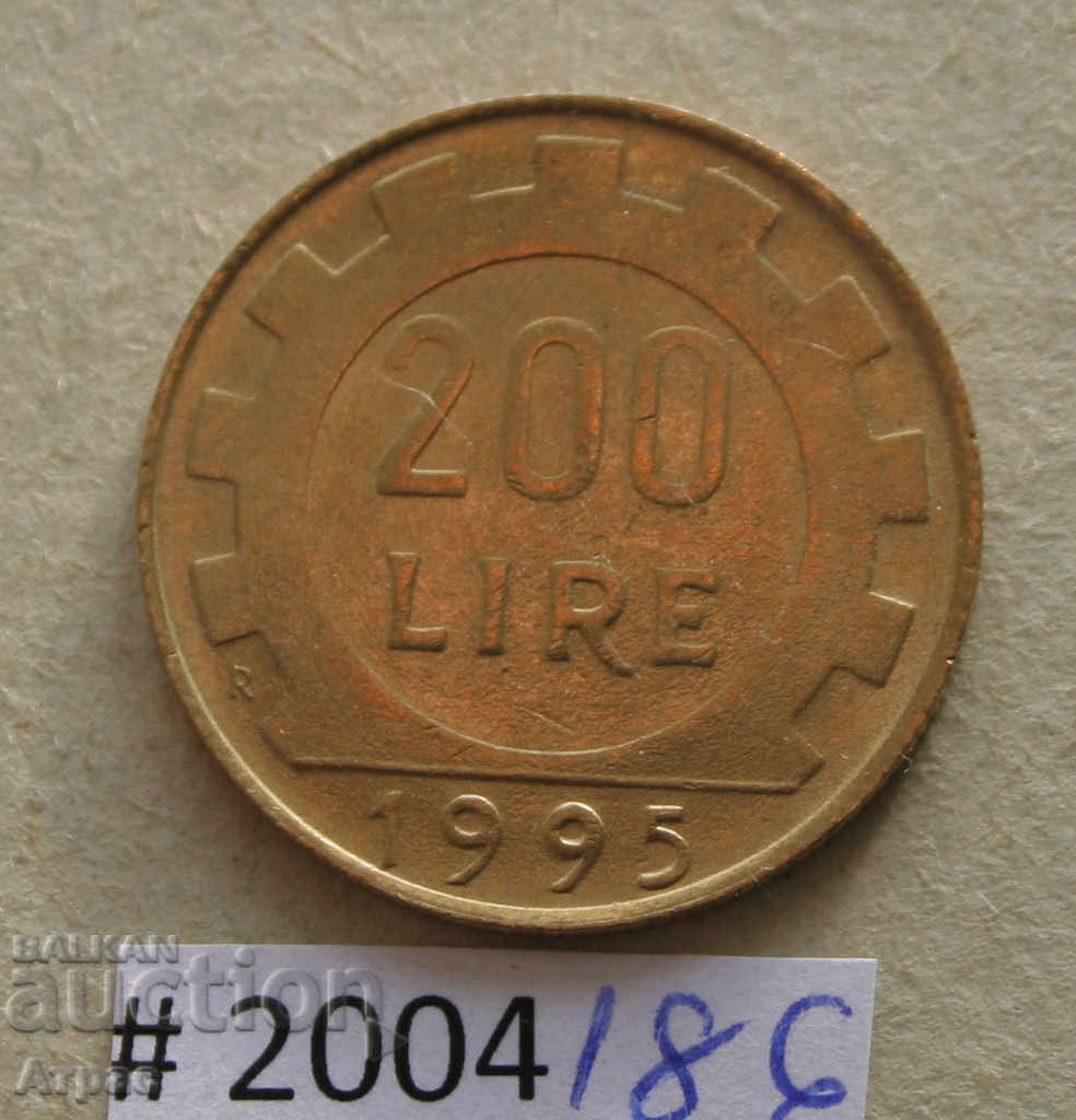 200 лири 1995   Италия