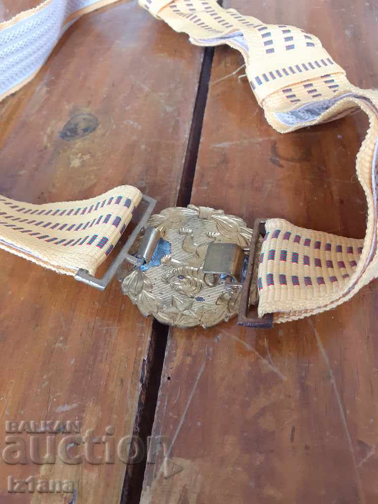 Old officer parade belt - 6 Old officer parade belt - 6