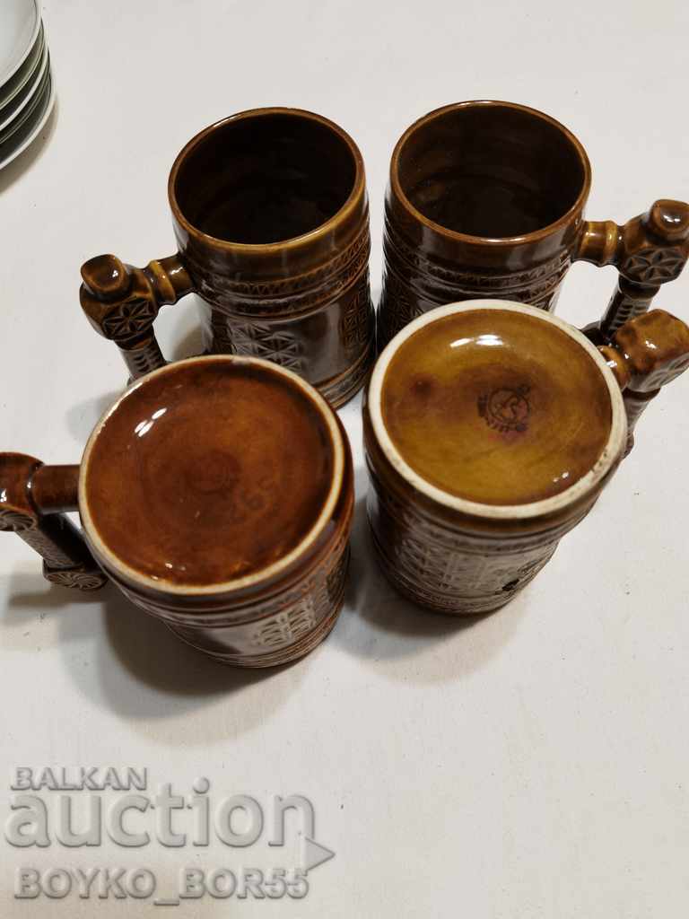 Livrarea Cani rare din porțelan rusesc 4 buc, Nou