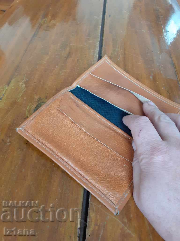 Portofel din piele vechi, portofel - 5 Portofel din piele vechi, portofel - 5