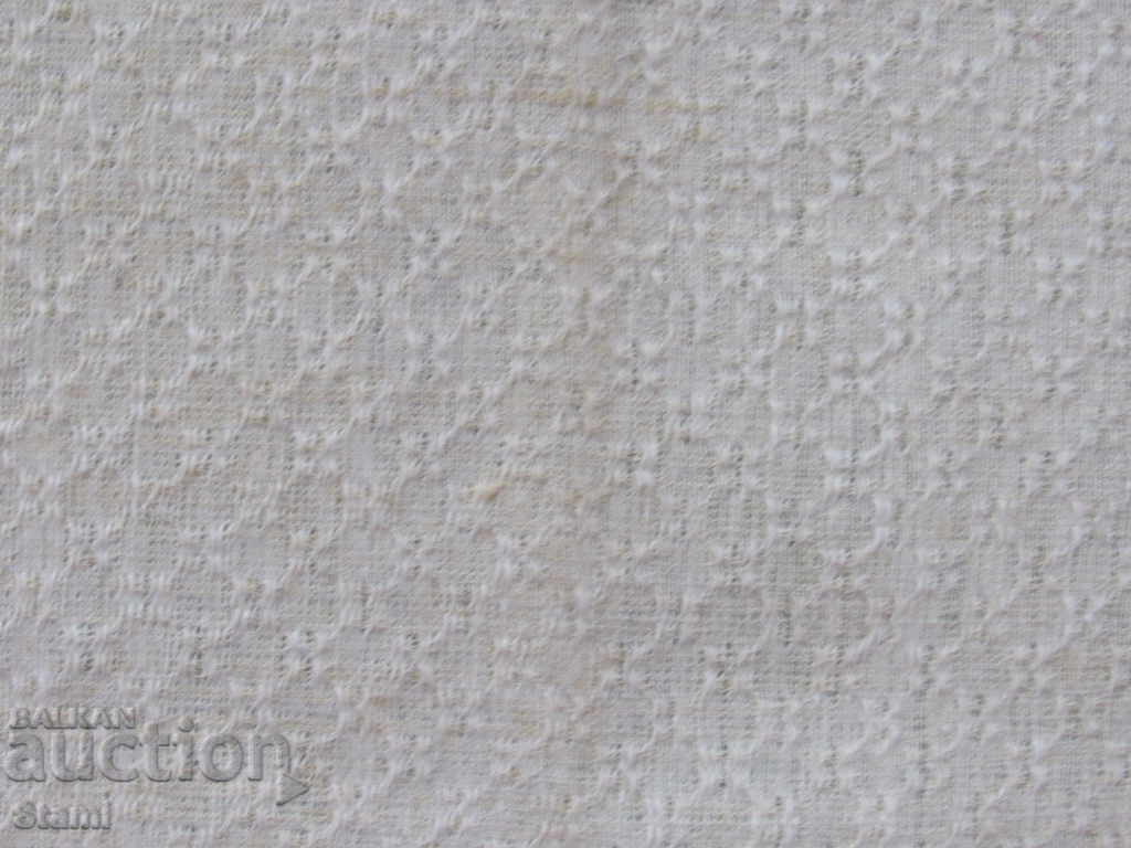 Handmade cotton towel from the 40s of the XX century 69/46 cm with price 8.00 BGN | € 4.09 Handmade cotton towel from the 40s of the XX century 69/46 cm with price 8.00 BGN | € 4.09