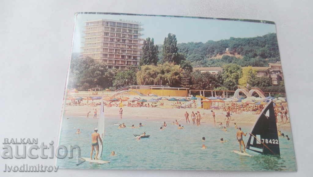 Пощенска картичка Златни пясъци 1984