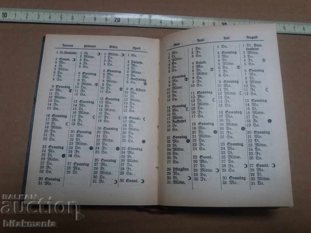 Delivery of German calendar 1944 - read the auction carefully Delivery of German calendar 1944 - read the auction carefully