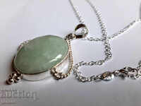 Κολιέ με φυσικό οπάλιο, μενταγιόν, κρεμαστό κόσμημα