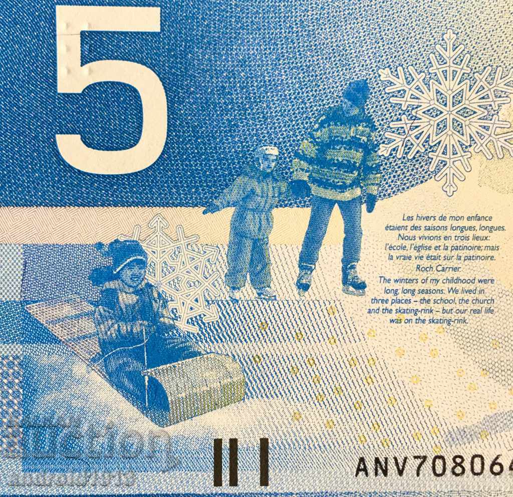 Delivery of CANADA - $ 5 2001, P-101, UNC Delivery of CANADA - $ 5 2001, P-101, UNC