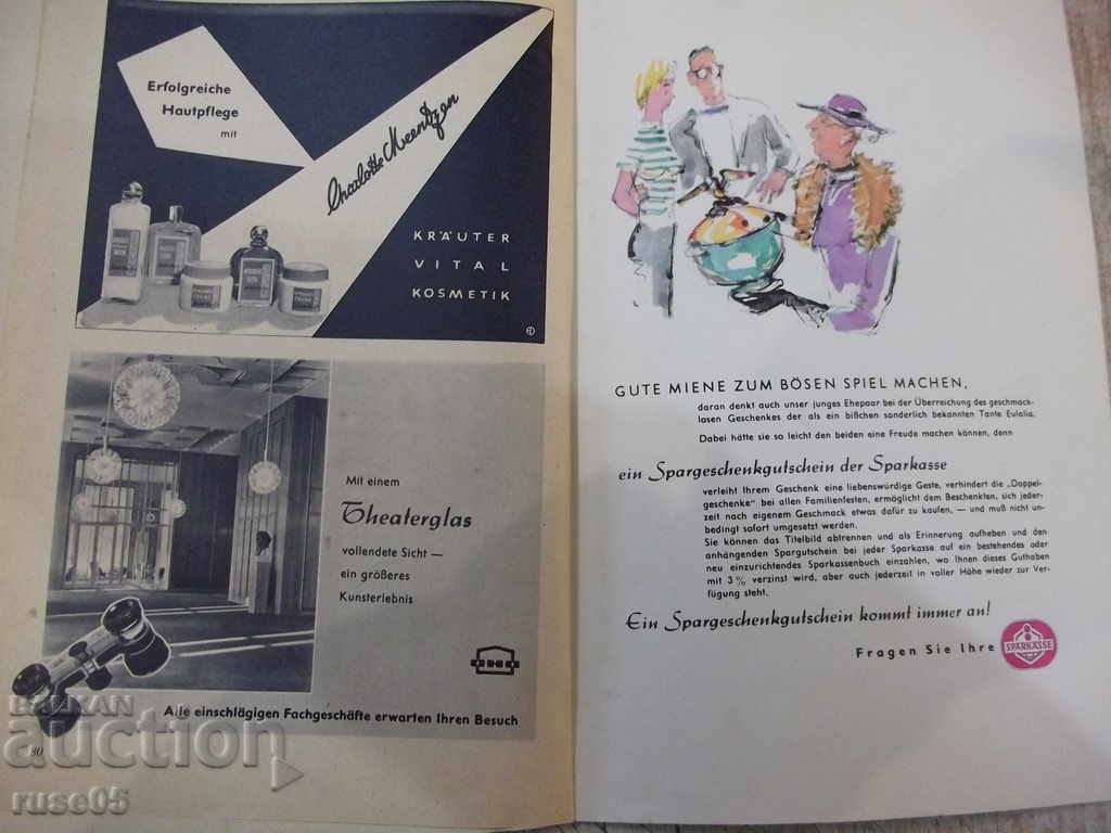 Magazine "Das Magazin - HEFT 1 - JANUARY 1962" - 80 pages. - 6 Magazine "Das Magazin - HEFT 1 - JANUARY 1962" - 80 pages. - 6