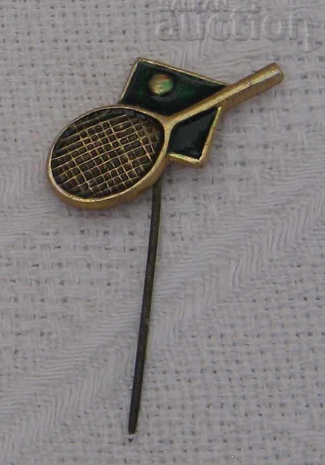 TENNIS RACKET BADGE / with price 2.00 BGN | € 1.02 TENNIS RACKET BADGE / with price 2.00 BGN | € 1.02