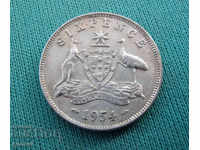 Αυστραλία 6 Pence 1954 Rare