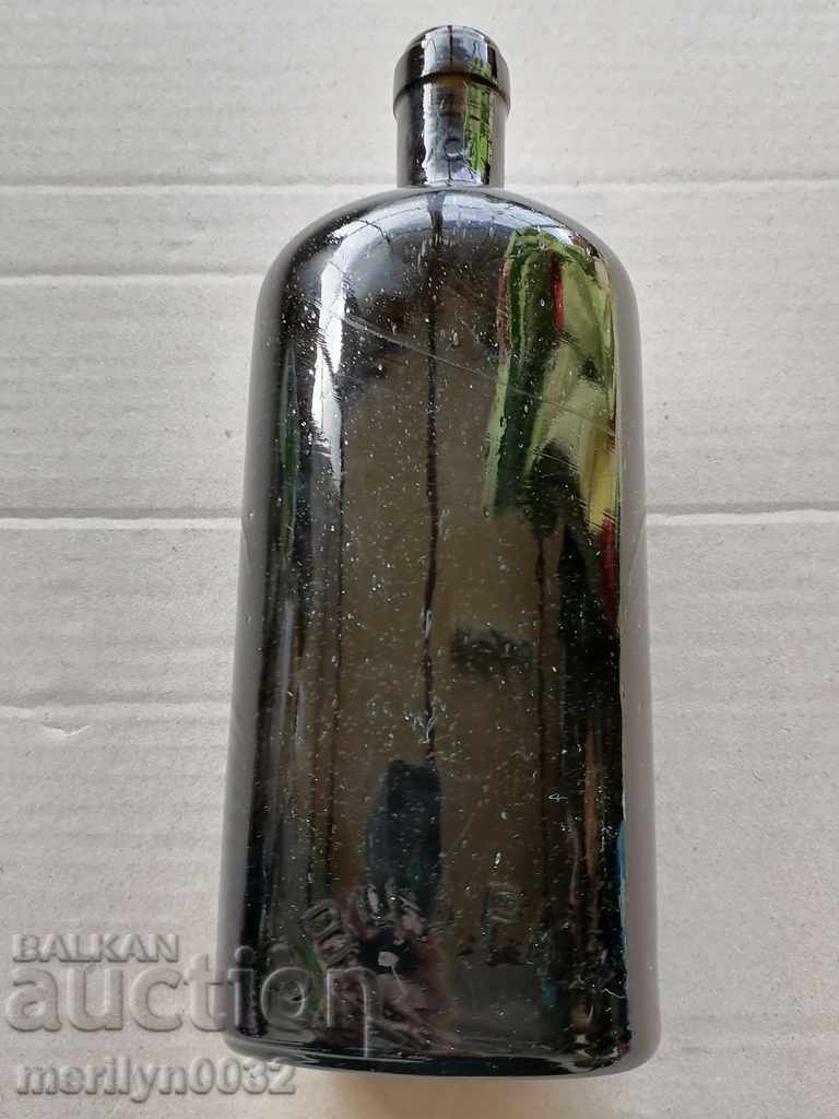 Sticlă veche de sticlă Shepherd Sticlă mică - RARE