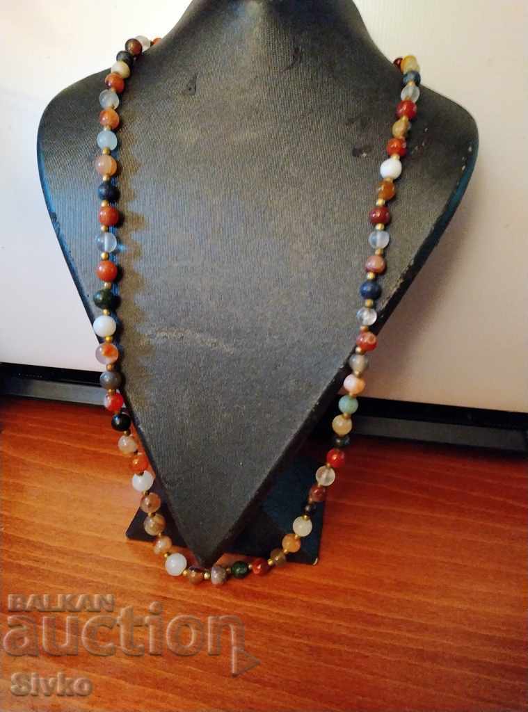Necklace natural stones 2