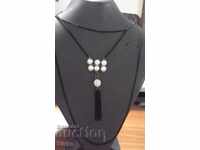 White pearl necklace