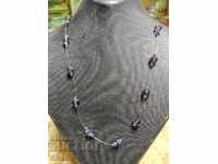 Necklace purple elements