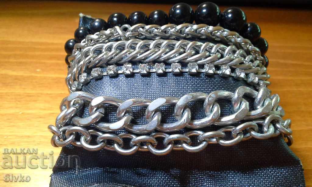 Bracelet from several different chains