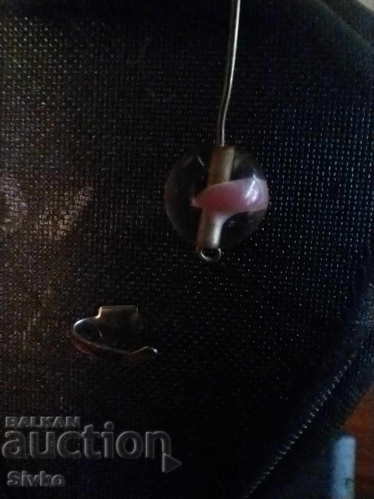 Auction  Earring with an interesting sphere