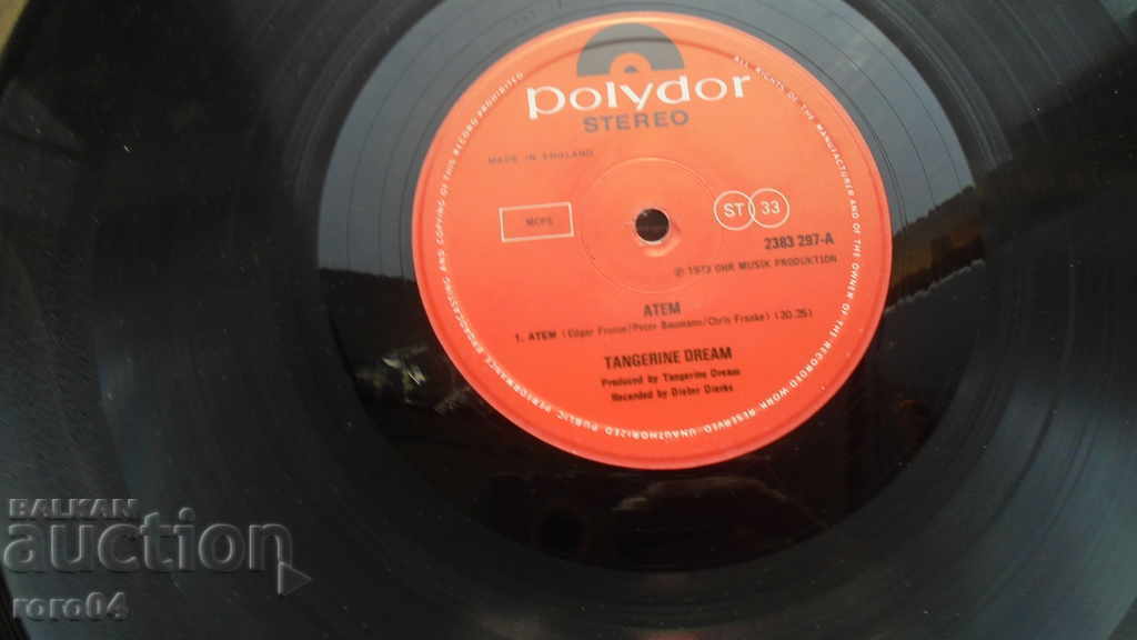 TANGERINE DREAM - ATEM - 6 TANGERINE DREAM - ATEM - 6