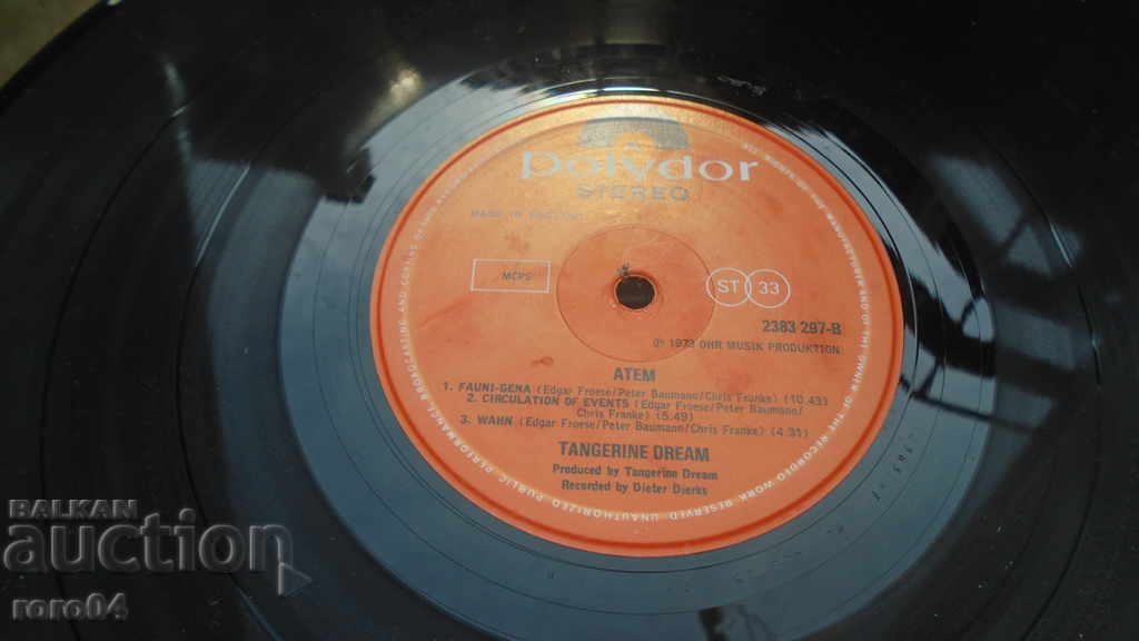 TANGERINE DREAM - ATEM - 7 TANGERINE DREAM - ATEM - 7