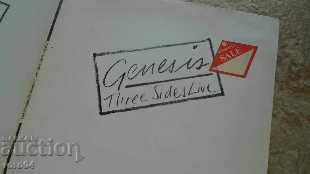 GENESIS - THREE SIDE LIVE with price 19.99 BGN | € 10.22