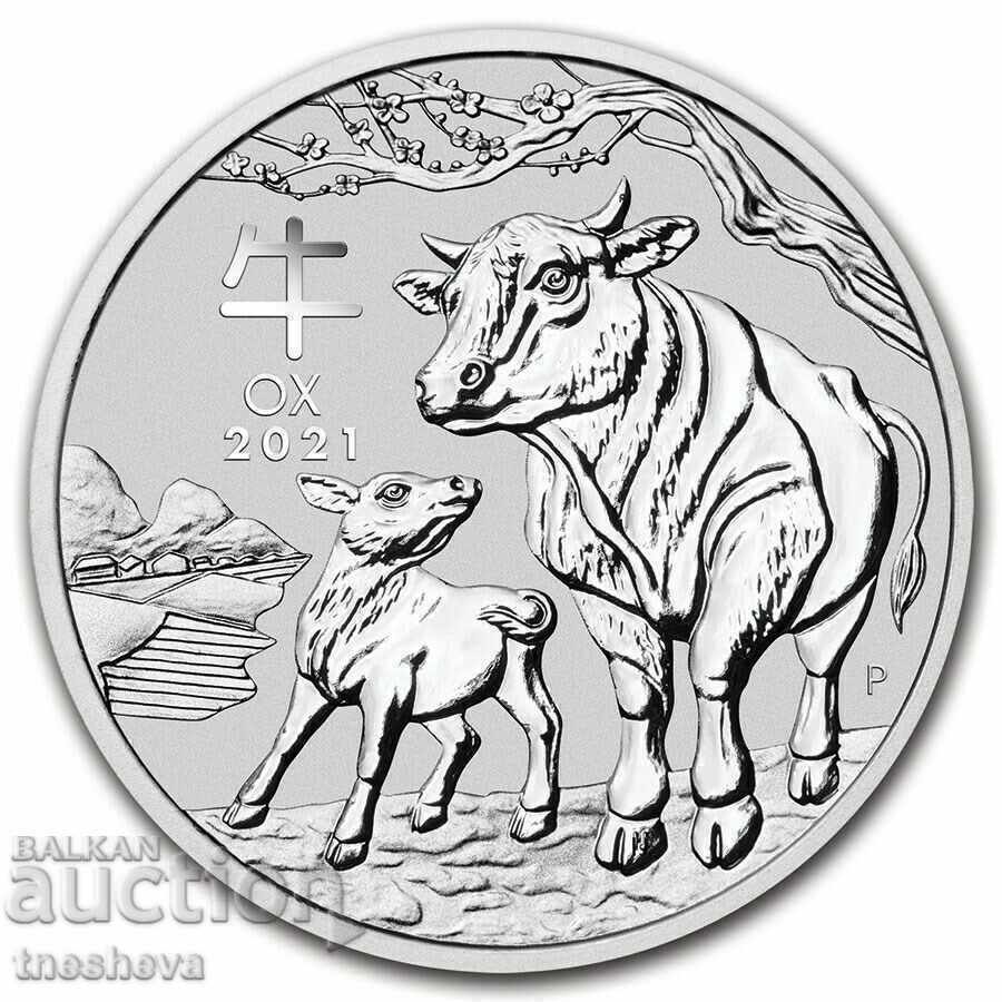 2 OZ-2021 SILVER AUSTRALIA BUFFALO III ΣΕΙΡΑ