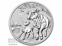 2 OZ-2021 SILVER AUSTRALIA SERIA BUFFALO III