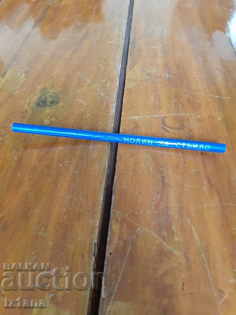 Pencil for glass