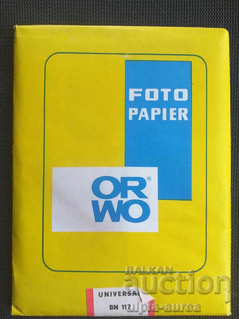 ORWO Photography 25/18 cm. 24 pieces Unprinted!