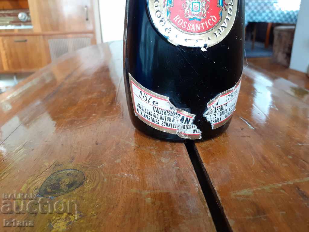 Auction  Old bottle of Rossantico aperitif