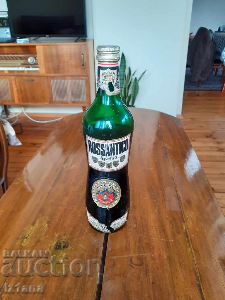 Old bottle of Rossantico aperitif