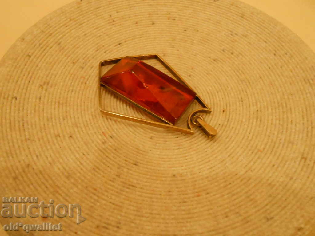 Auction Silver Russian MEDALLION, pendant Silver 875 gilding stamps Auction Silver Russian MEDALLION, pendant Silver 875 gilding stamps