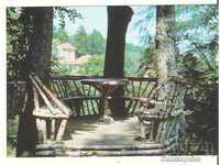 Postcard Bulgaria G. Dimitrov Resort Tree-gazebo *
