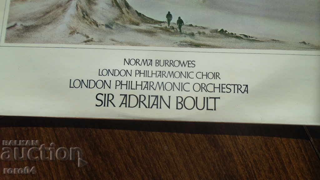 Auction Vaughan Williams - Antarctic Symphony Auction Vaughan Williams - Antarctic Symphony