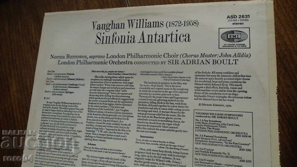 Vaughan Williams - Simfonia Antarcticii - 5