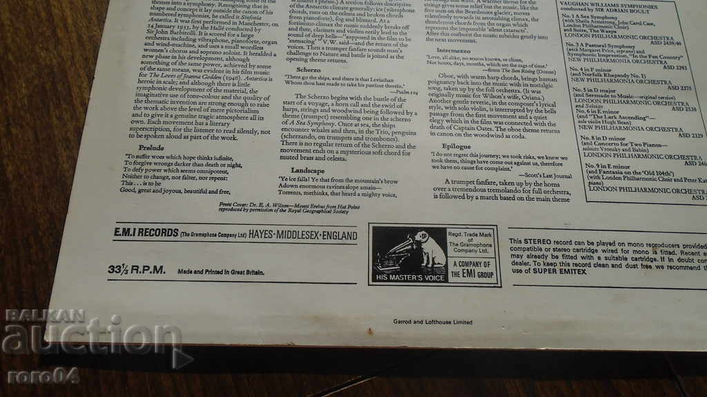 Vaughan Williams - Antarctic Symphony - 6 Vaughan Williams - Antarctic Symphony - 6