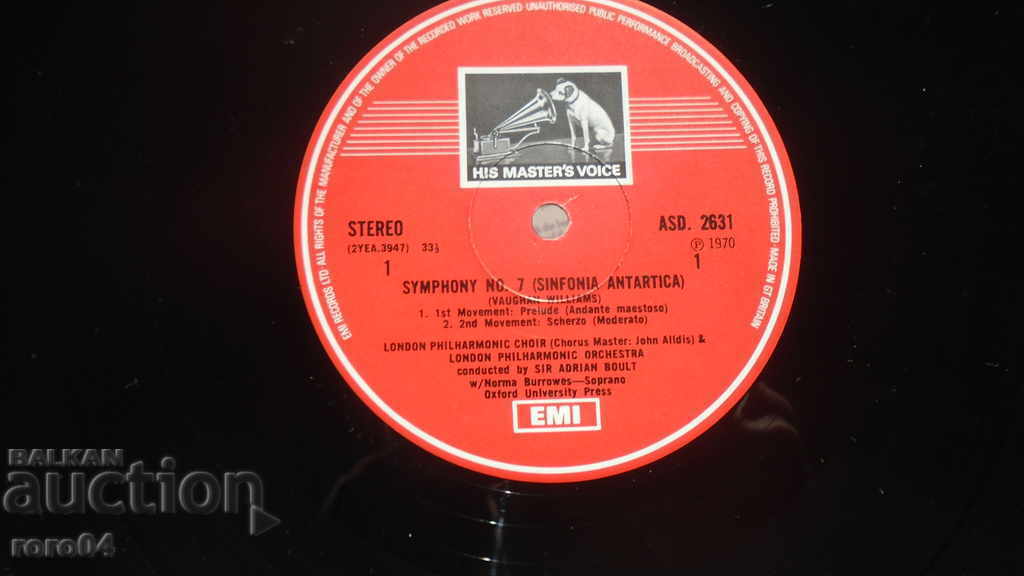 Vaughan Williams - Antarctic Symphony - 7 Vaughan Williams - Antarctic Symphony - 7