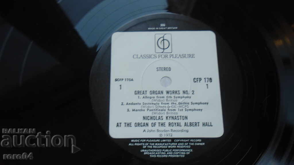 Nicolas Kynaston - Great Organ Works - 6 Nicolas Kynaston - Great Organ Works - 6