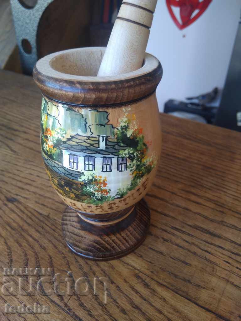 WOODEN HAVAN - DRYANOVSKI MONASTERY - PERFECT with price 25.00 BGN | € 12.78 WOODEN HAVAN - DRYANOVSKI MONASTERY - PERFECT with price 25.00 BGN | € 12.78