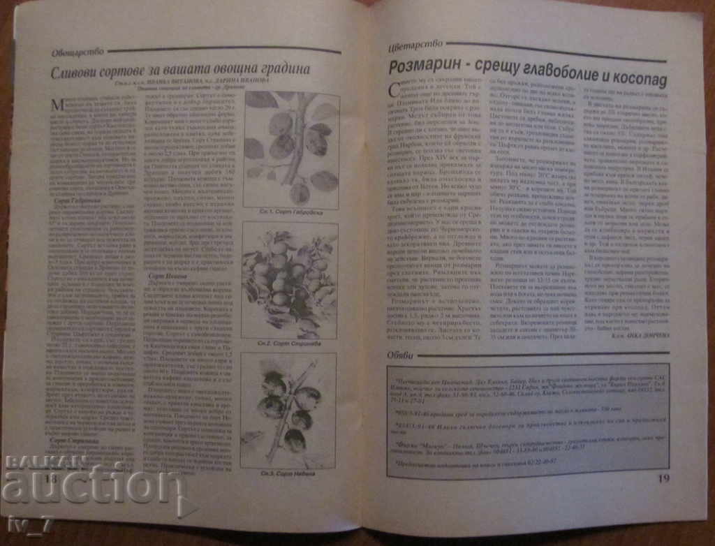 AGRICULTURE MAGAZINE - ISSUE 8, 1995 with price 1.99 BGN | € 1.02 AGRICULTURE MAGAZINE - ISSUE 8, 1995 with price 1.99 BGN | € 1.02