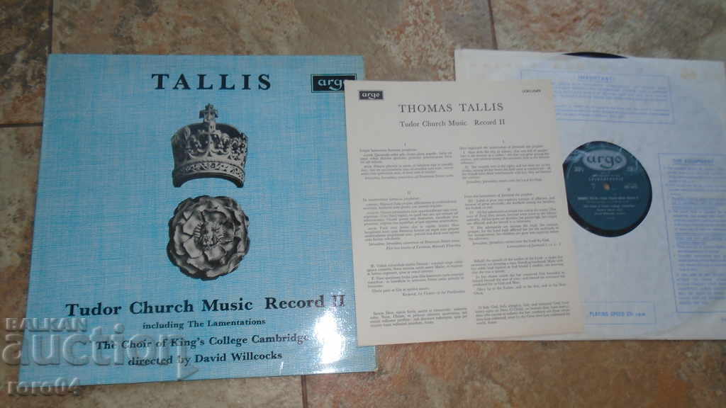 Tudor Church Music Record II with price 17.99 BGN | € 9.20