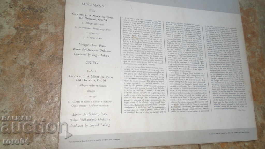 Delivery of Schumann Delivery of Schumann