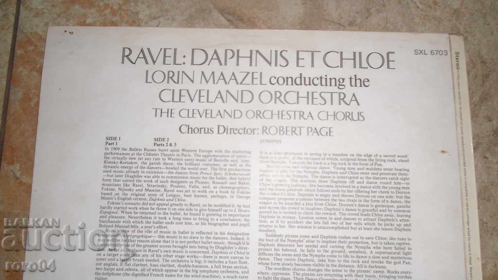 Delivery of Ravel - Daphnis Et Chloé