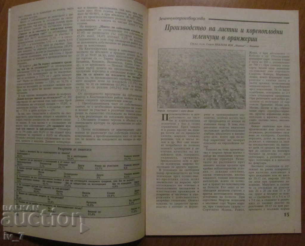 Auction  AGRICULTURE MAGAZINE - ISSUE 9, 1995