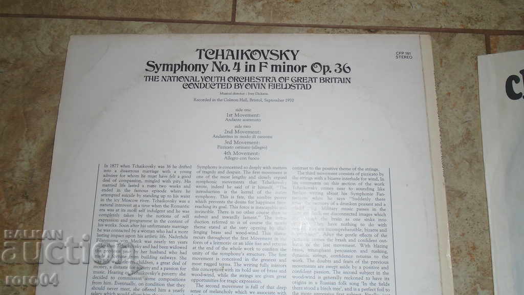 Delivery of Tchaikovsky Symphony No. 4 Delivery of Tchaikovsky Symphony No. 4