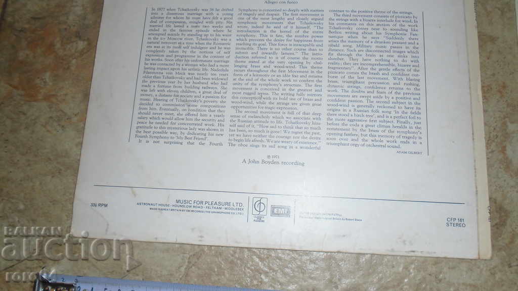 Tchaikovsky Symphony No. 4 - 5 Tchaikovsky Symphony No. 4 - 5