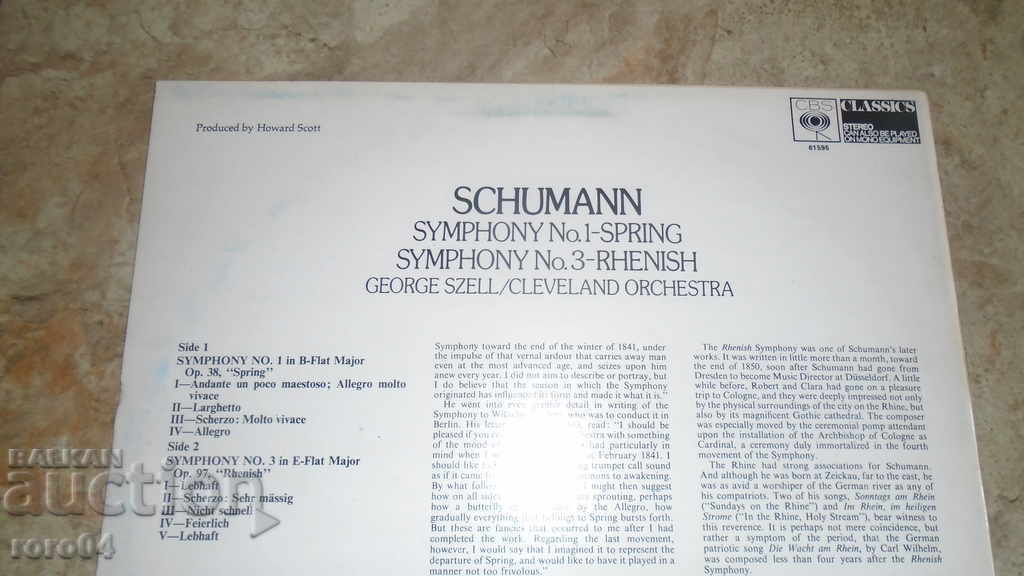 Delivery of SCHUMANN - Symphony No. 1 Delivery of SCHUMANN - Symphony No. 1