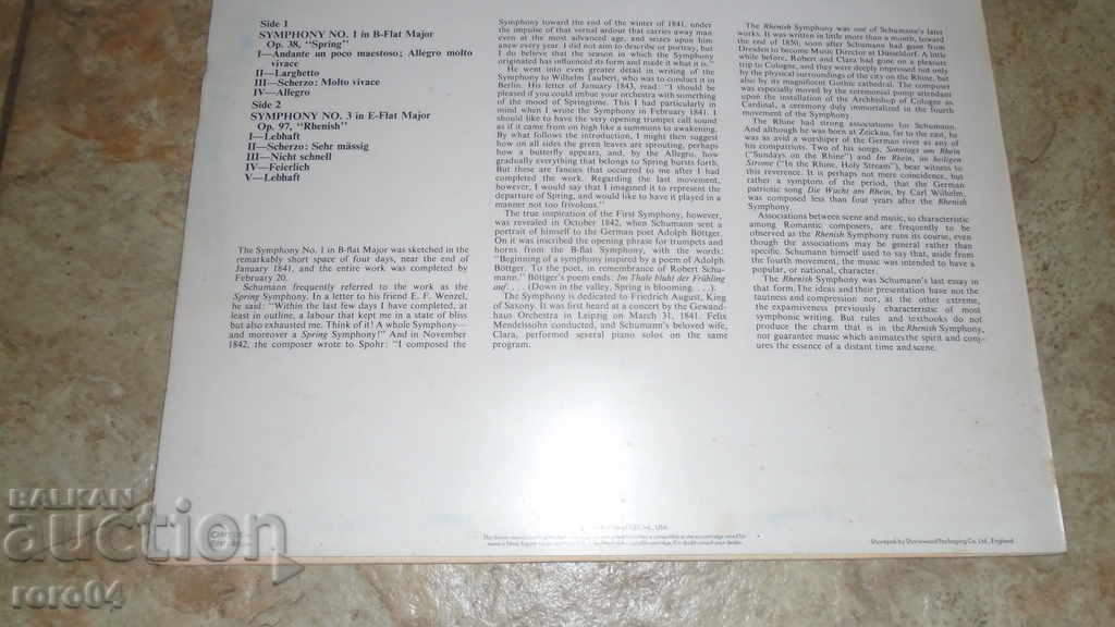 SCHUMANN - Symphony No. 1 - 5 SCHUMANN - Symphony No. 1 - 5