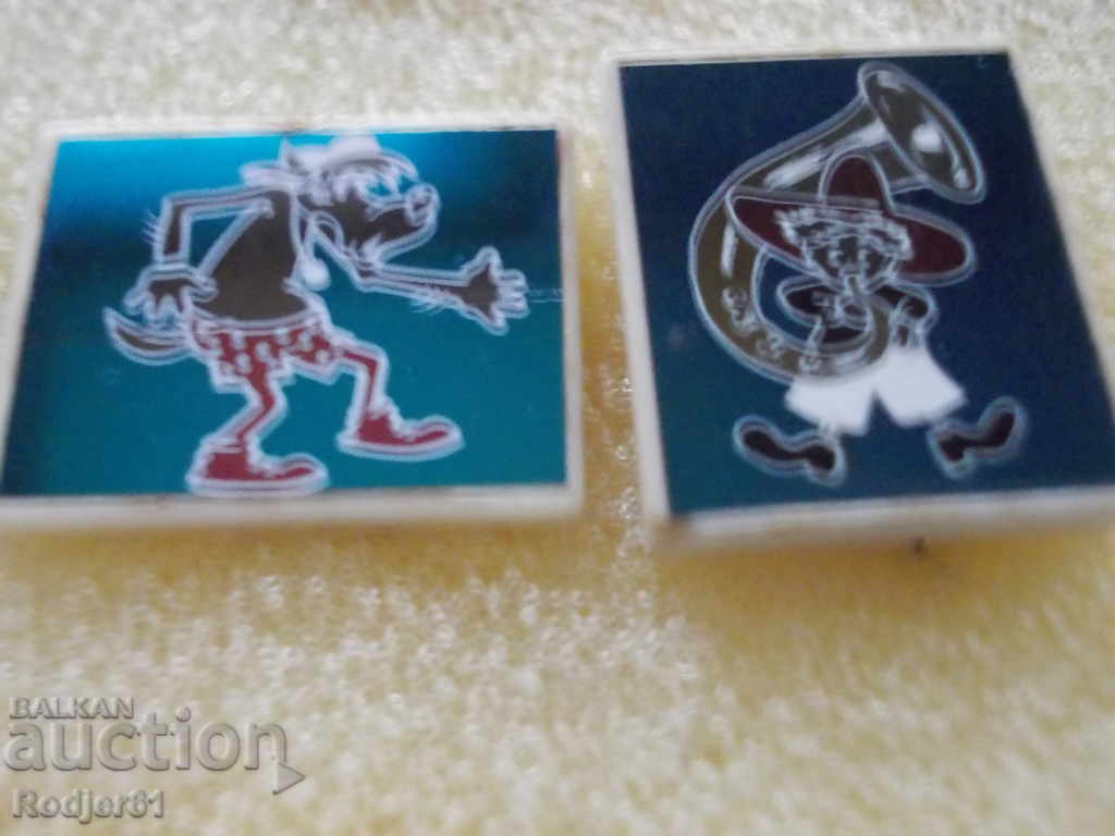 badges - children's heroes 5 pcs