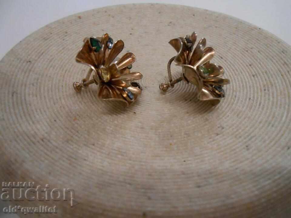 Silver EARRINGS with gilding, DM approx. 20 mm Silver 925, stamps with price 197.00 BGN | € 100.72 Silver EARRINGS with gilding, DM approx. 20 mm Silver 925, stamps with price 197.00 BGN | € 100.72