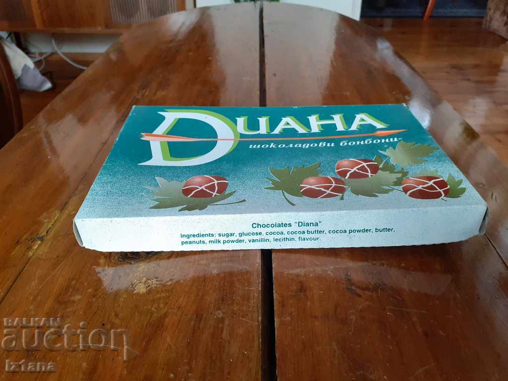 Old box of chocolates Diana