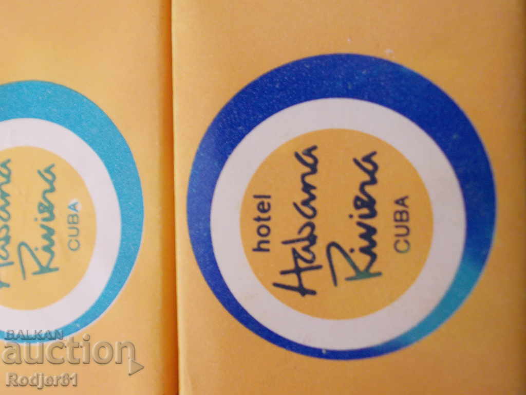 Auction  FOR COLLECTORS - advertising hotel soaps 5 pcs