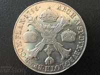 Австрийска Холандия 1 кроненталер 1796 M Франц ll сребро